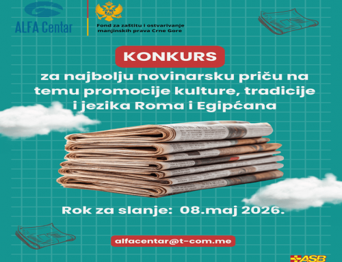 Lokalni konkurs za najbolju priču na temu promocije kulture, tradicije i jezika Roma i Egipćana